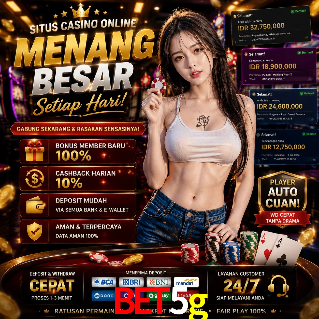 bet5g slots no app